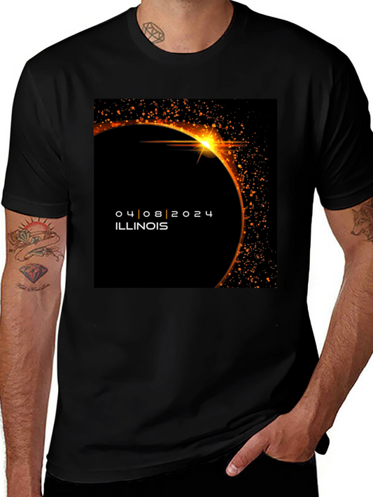 Illinois Eclipse T-Shirt - April 8 2024