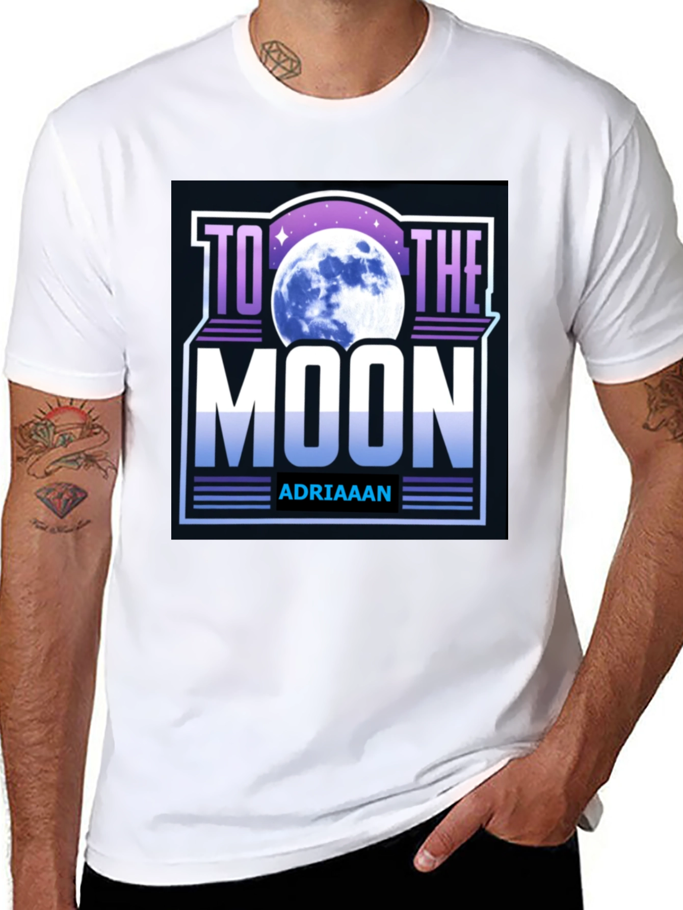 To The Moon Graphic T-Shirt