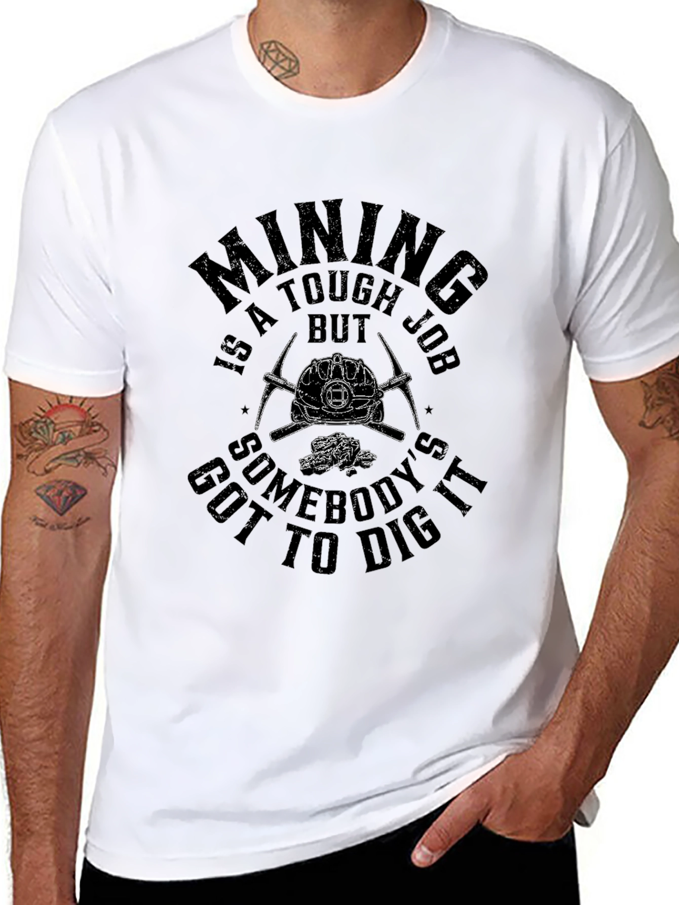 Mining is a Tough Job T-Shirt