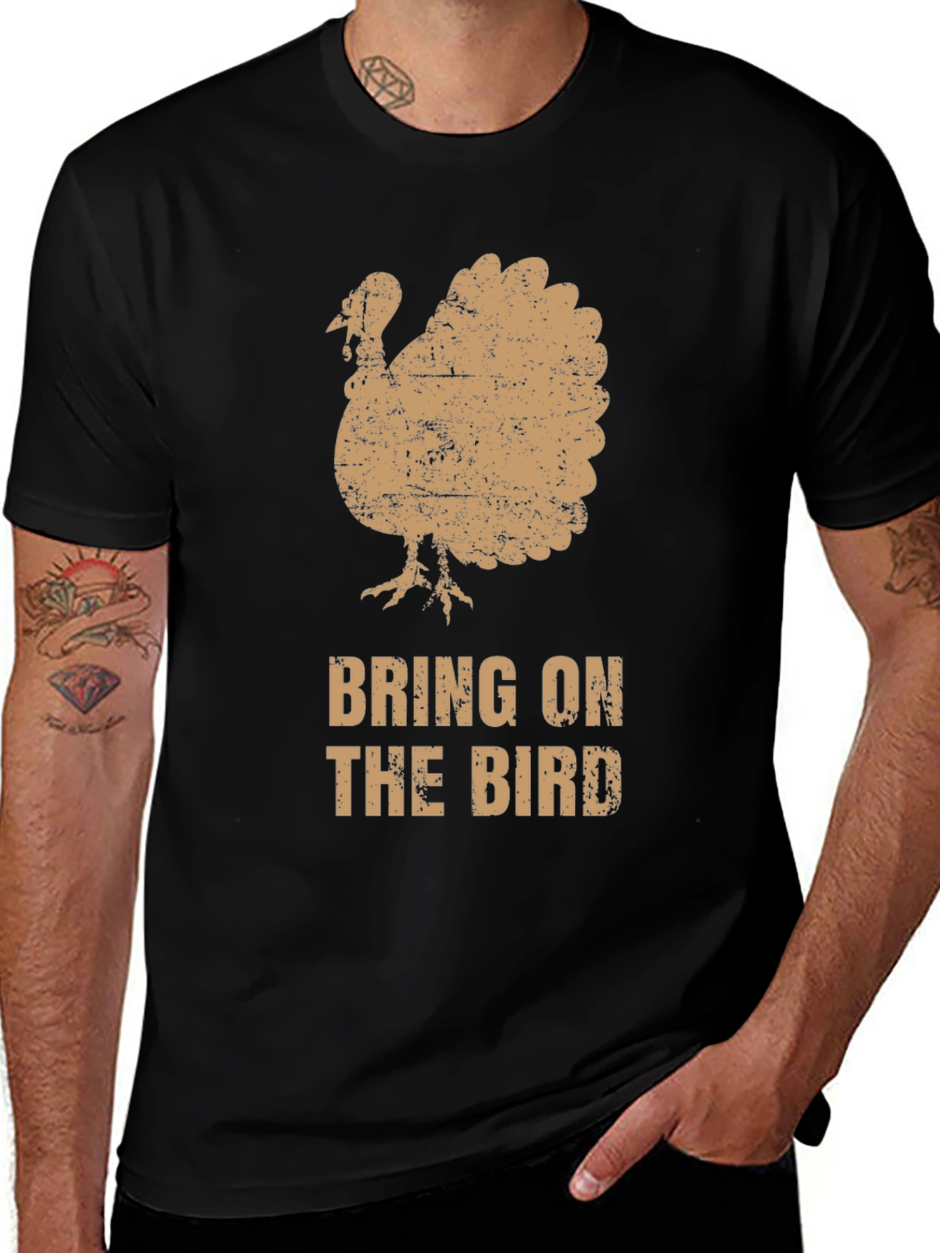 Bring on the Bird Turkey Thanksgiving T-Shirt