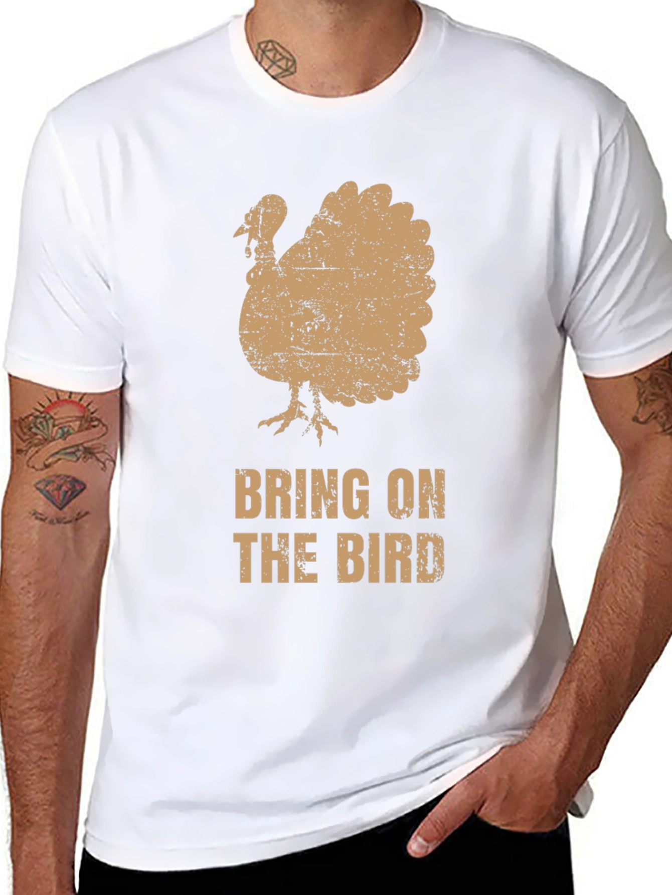 Bring on the Bird Turkey Thanksgiving T-Shirt