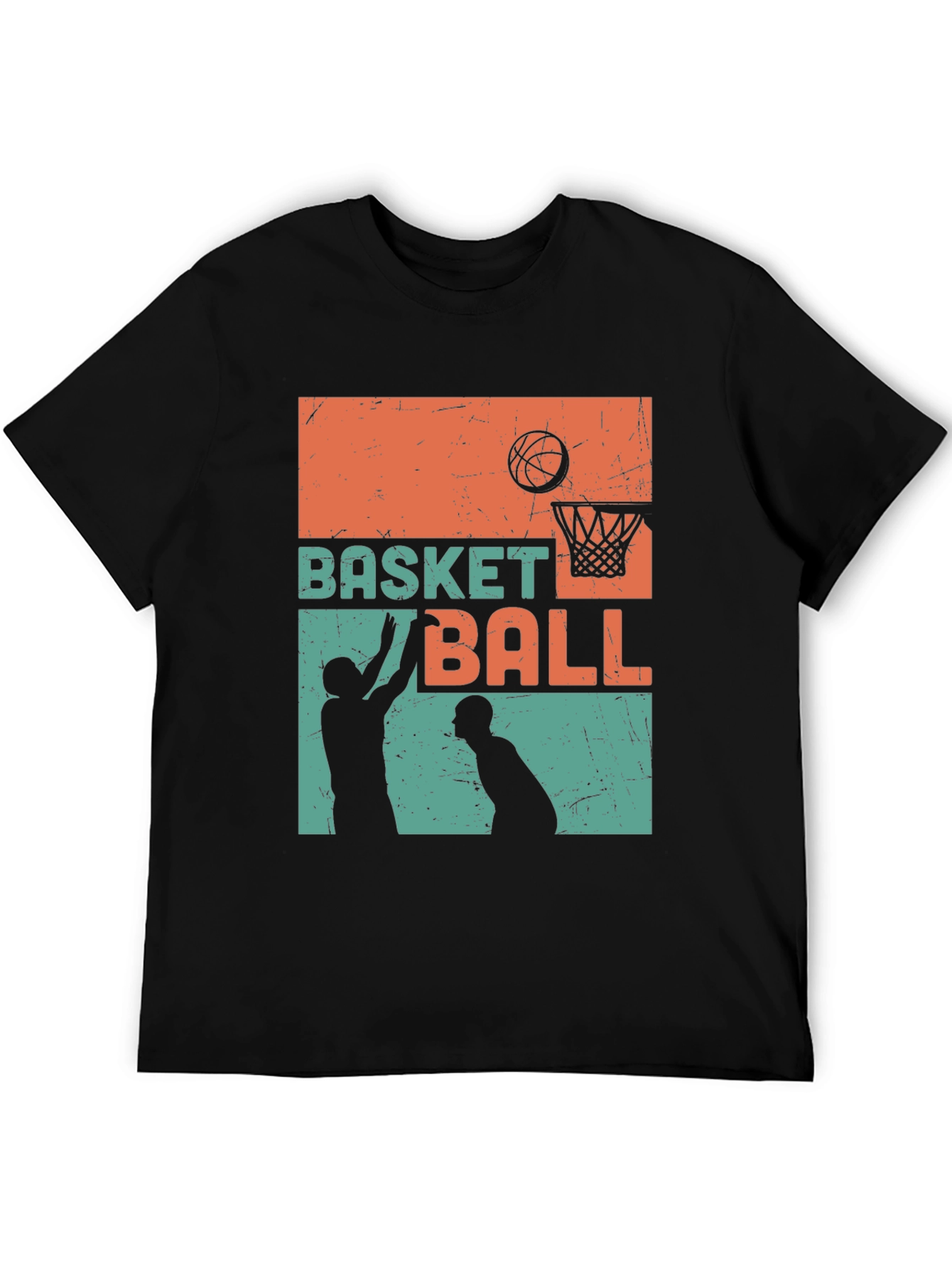Retro Basketball Graphic Tee - Cool Sportswear