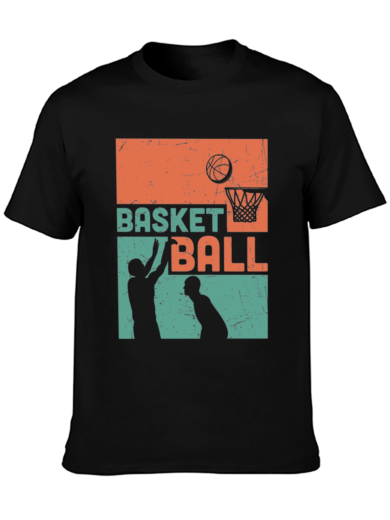 Retro Basketball Graphic Tee - Cool Sportswear