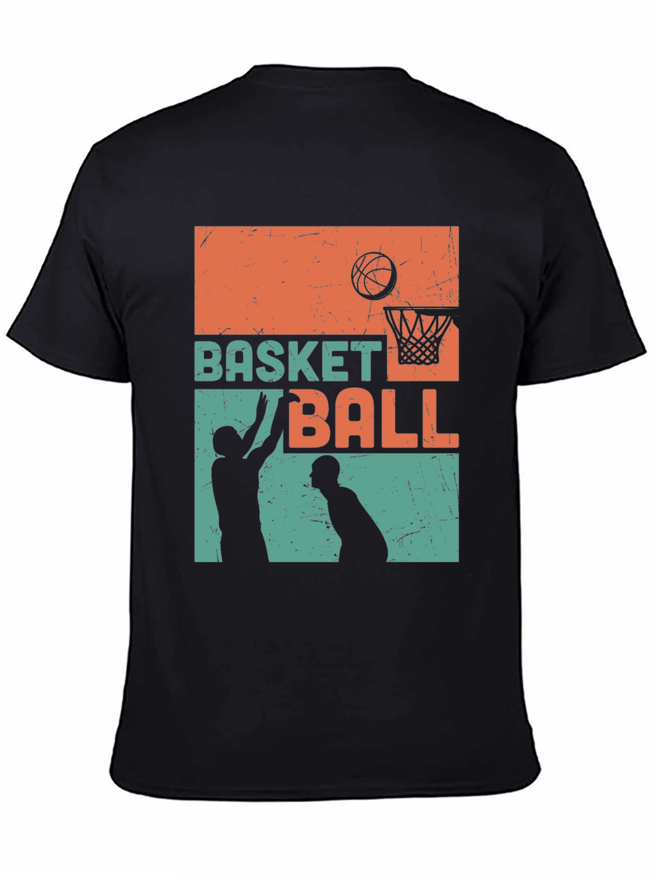 Retro Basketball Graphic Tee - Cool Sportswear