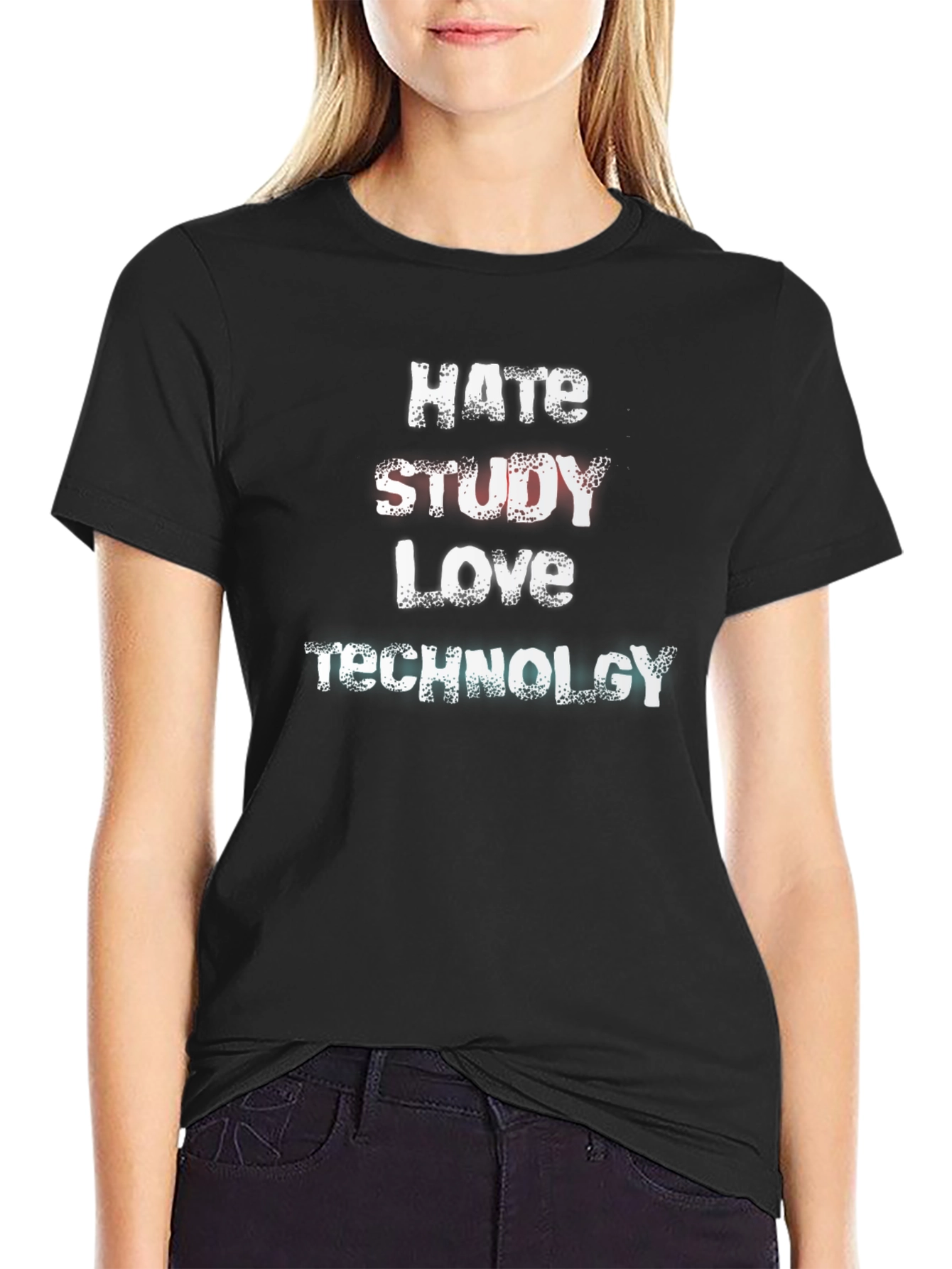 Hate Study Love Technology T-Shirt