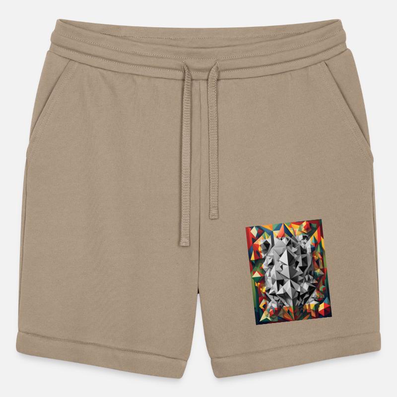 Abstract figures with color effects. Option 1