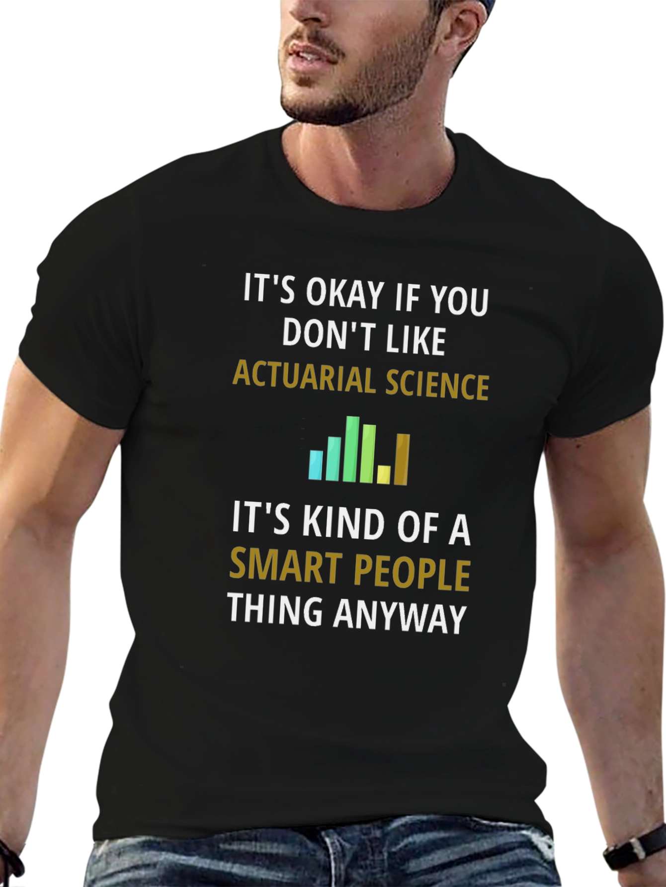 Actuarial Science Smart People Black T-Shirt