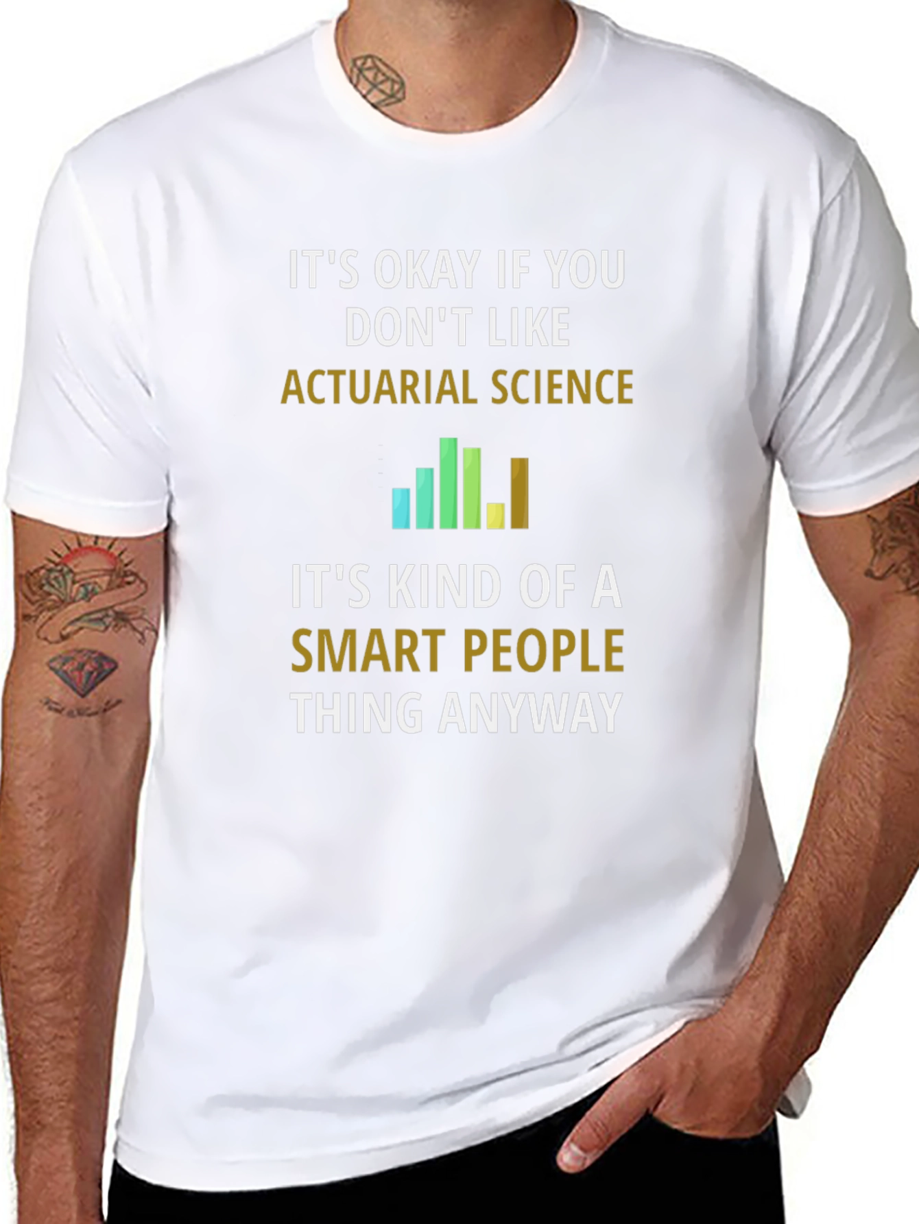 Actuarial Science Smart People Black T-Shirt
