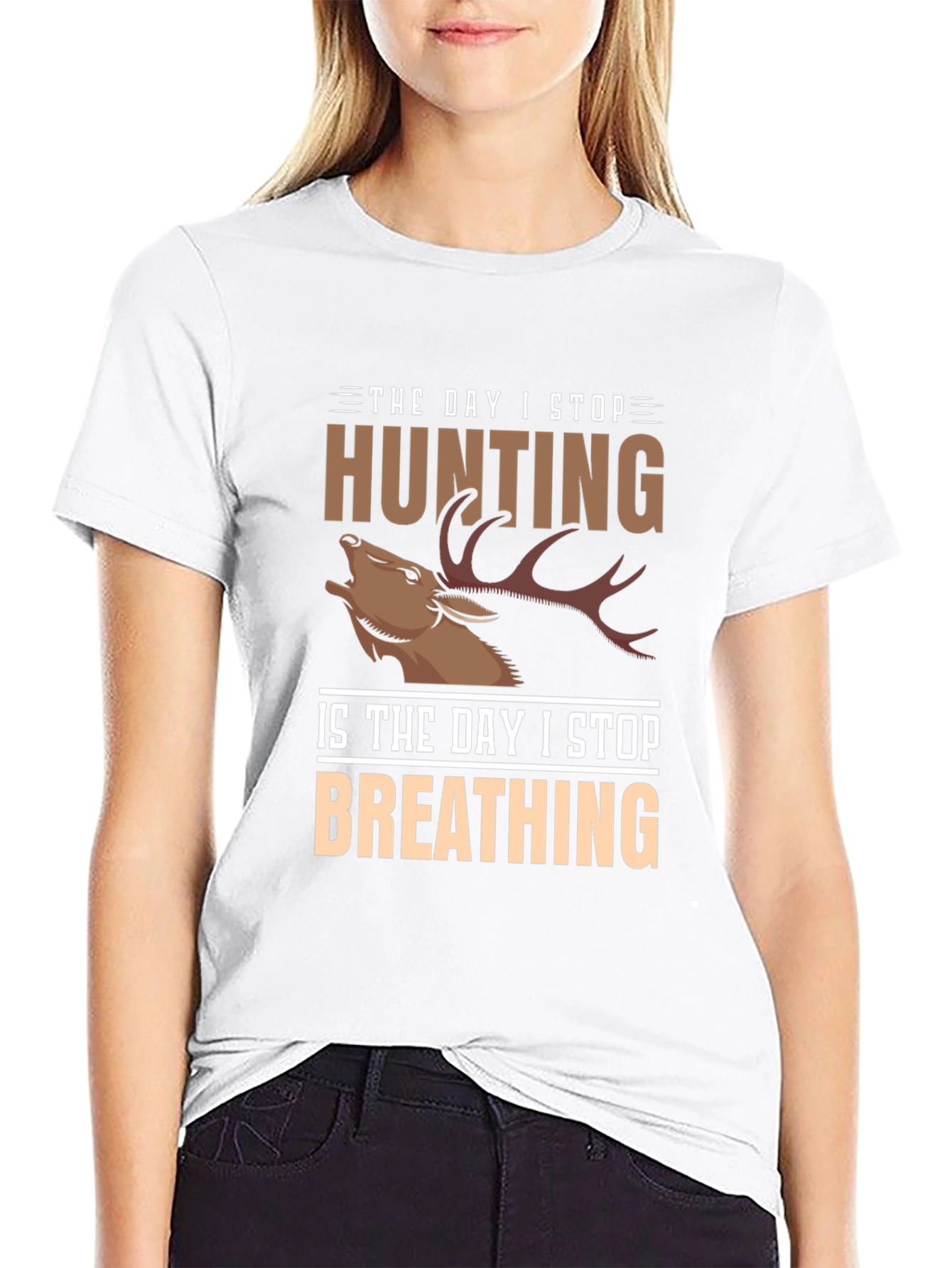Hunting T-Shirt: The Day I Stop Deer Graphic Tee