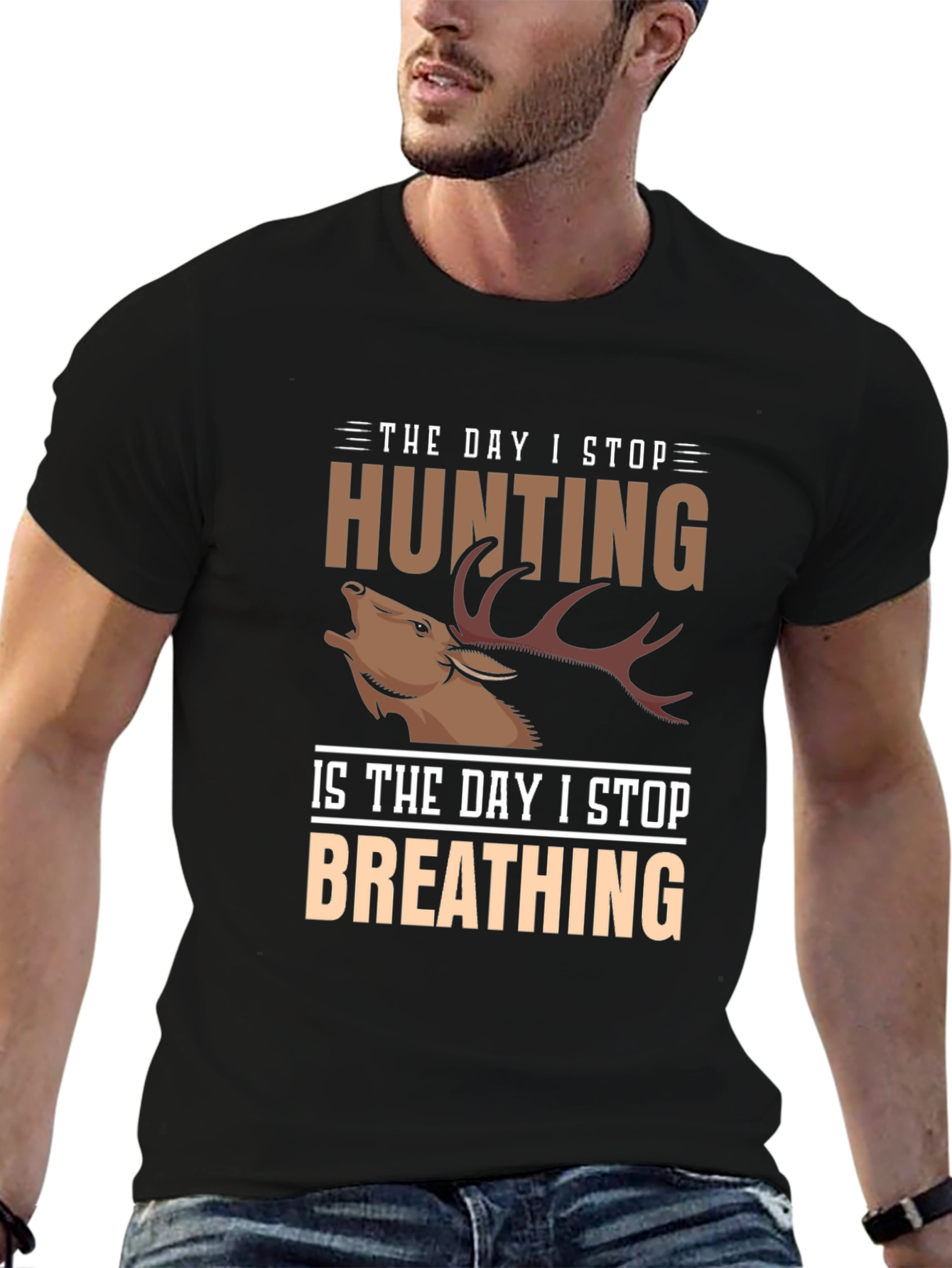 Hunting T-Shirt: The Day I Stop Deer Graphic Tee