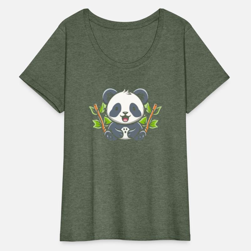 Adorable panda T Shirt design premium