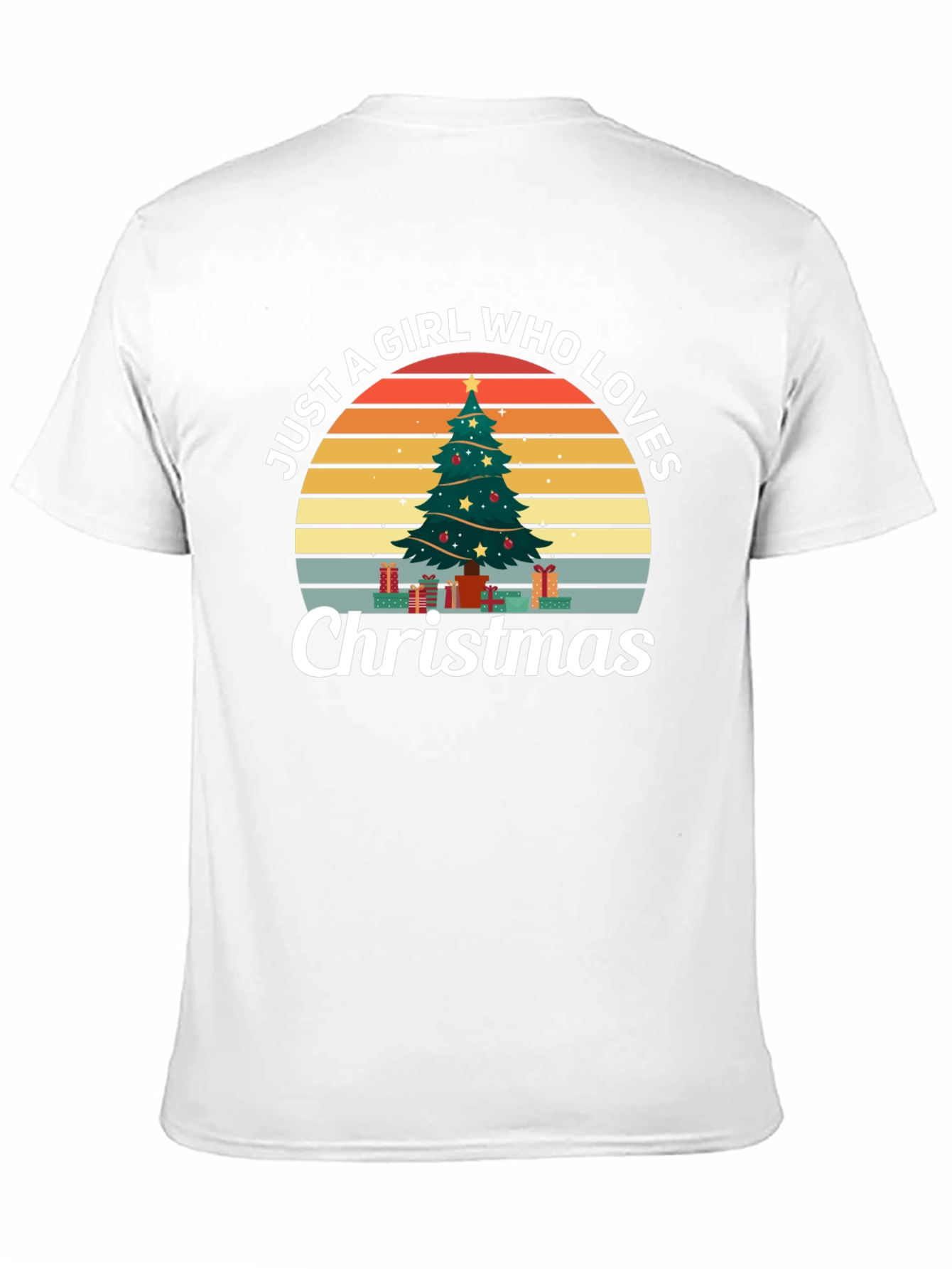 Just A Girl Who Loves Christmas Graphic Tee