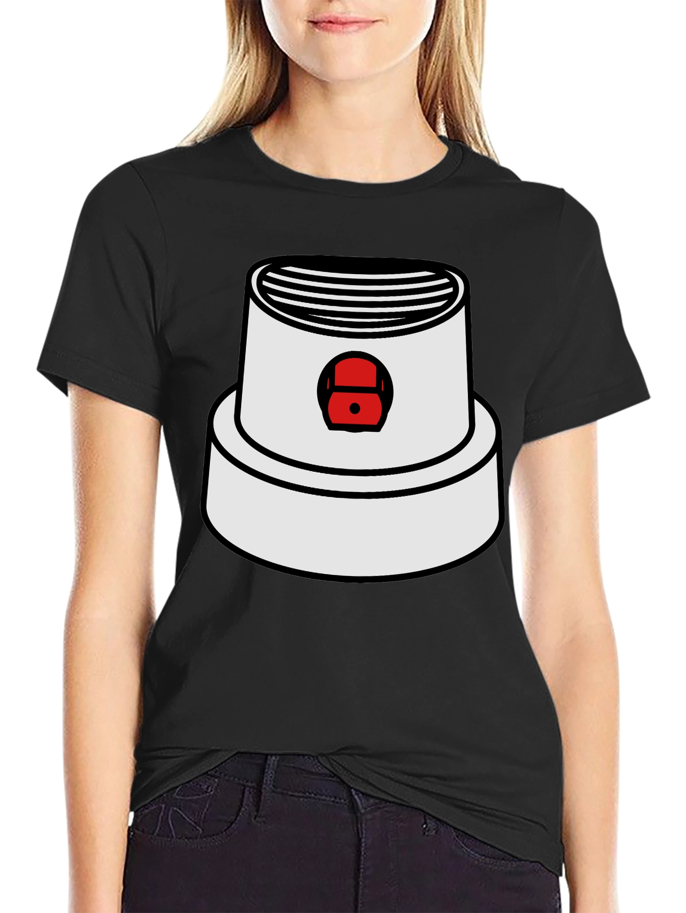 Spray Paint Cap Graphic Tee