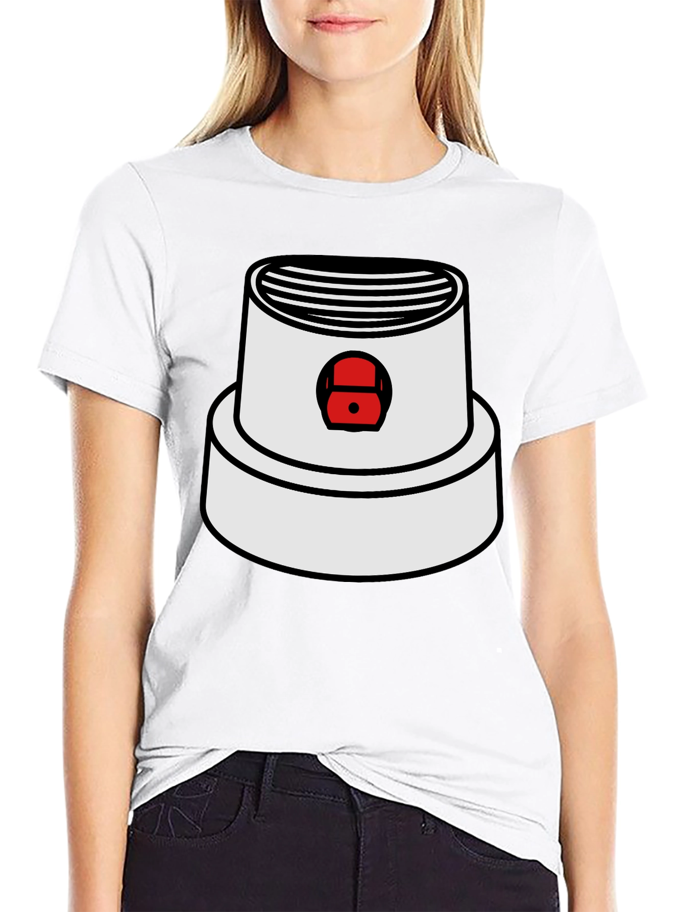 Spray Paint Cap Graphic Tee