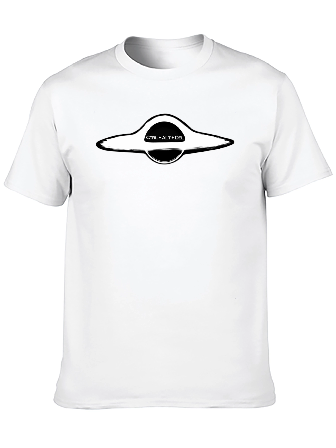 CTRL+ALT+DEL Black Hole Graphic Tee