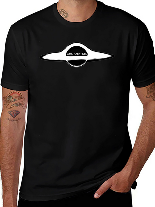 CTRL+ALT+DEL Black Hole Graphic Tee