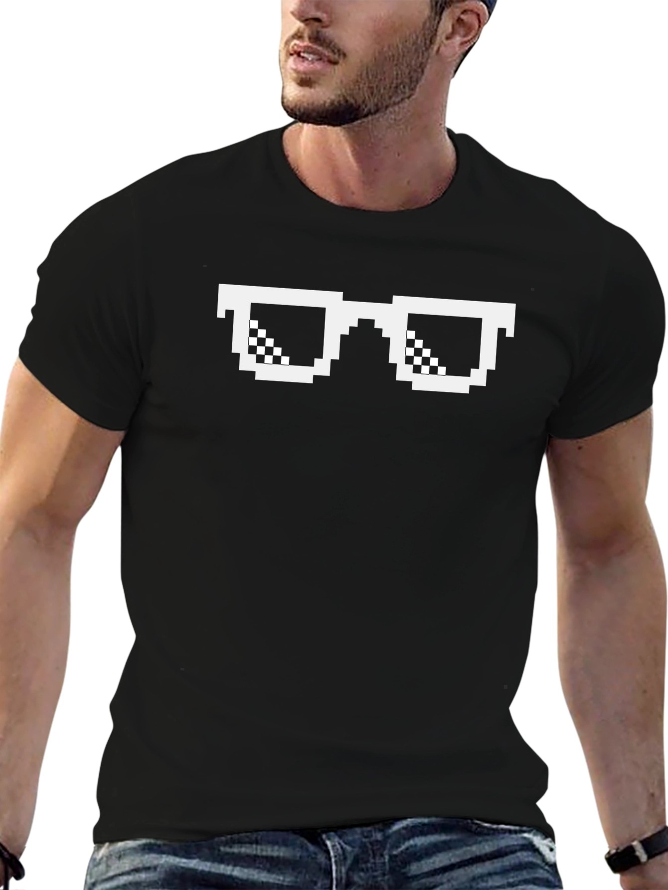 Deal With It Pixel Sunglasses T-Shirt