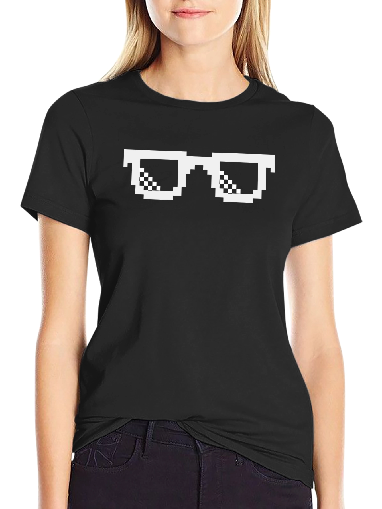 Deal With It Pixel Sunglasses T-Shirt