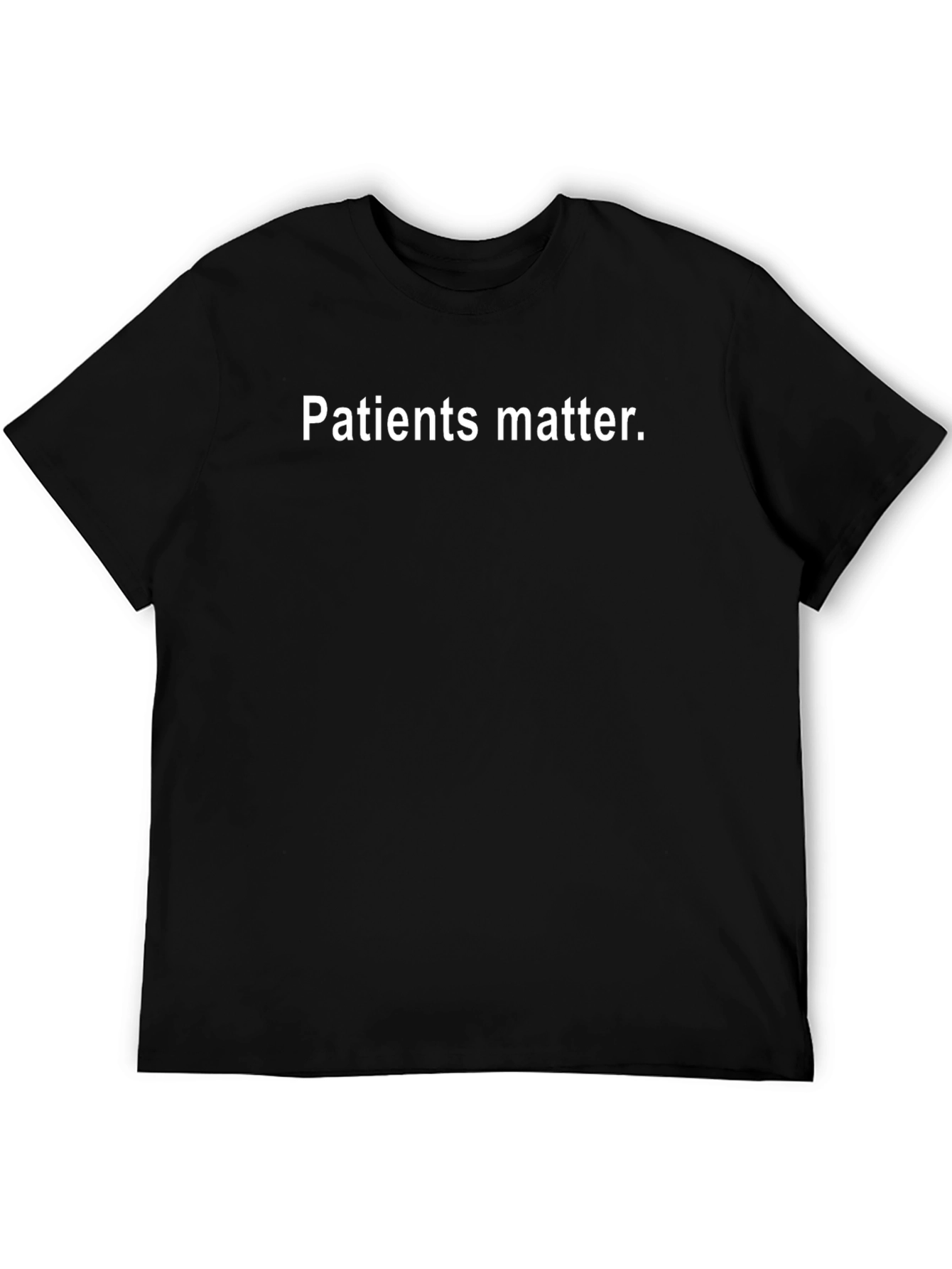 Patients Matter Black Cotton Tee