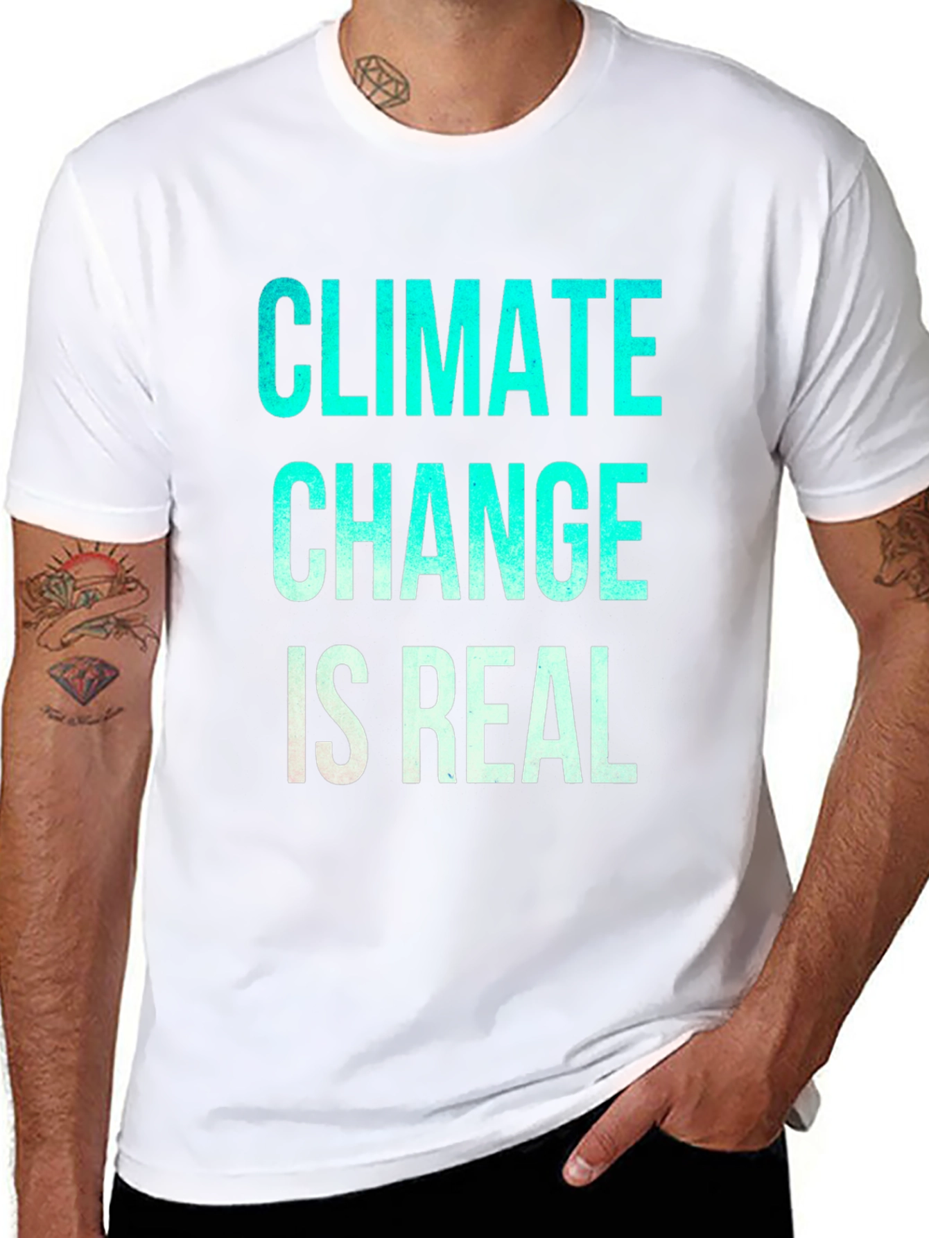 Climate Change Is Real Graphic T-Shirt