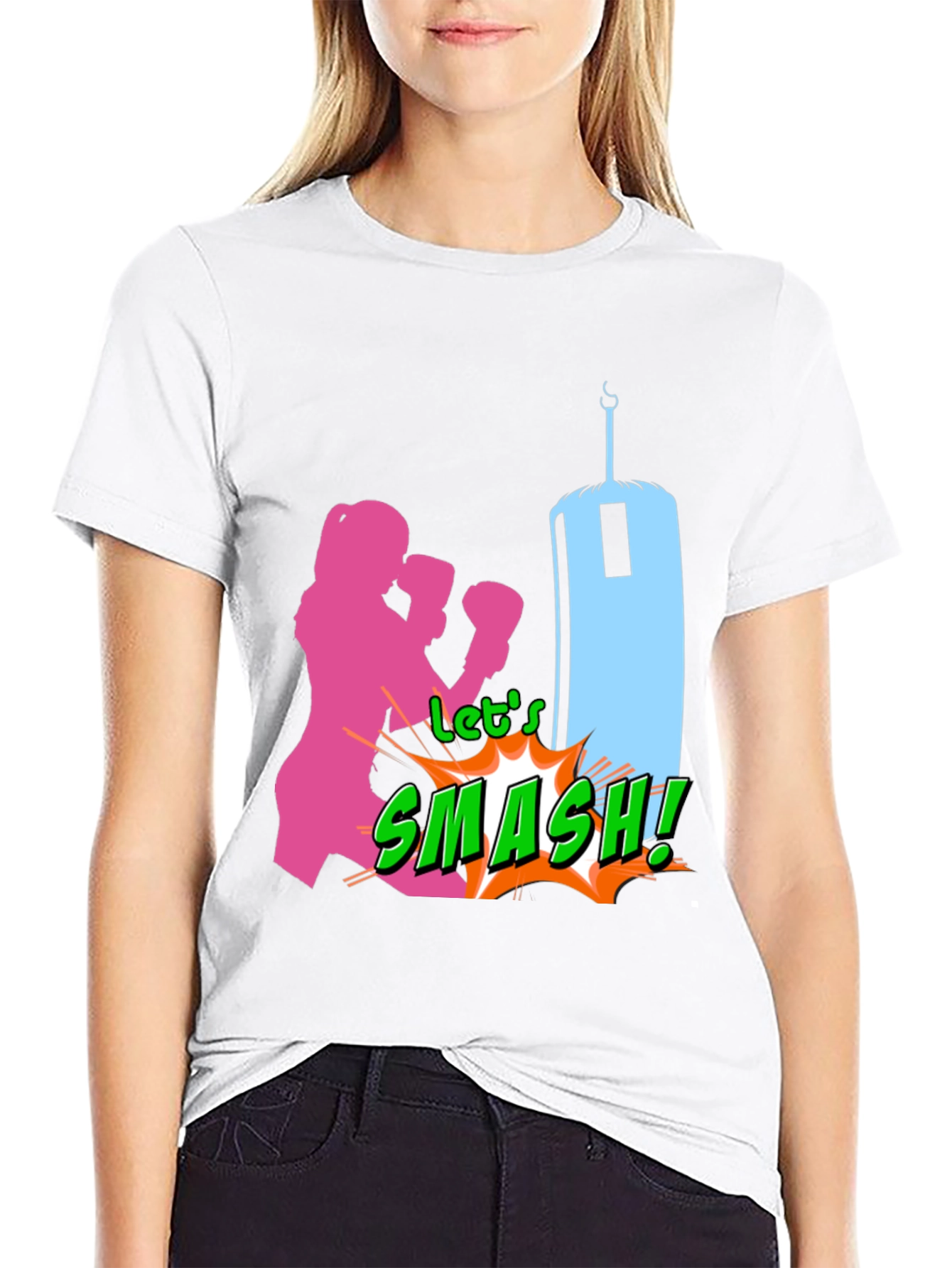 Smash Graphic T-Shirt Boxing Tee Fitness Apparel