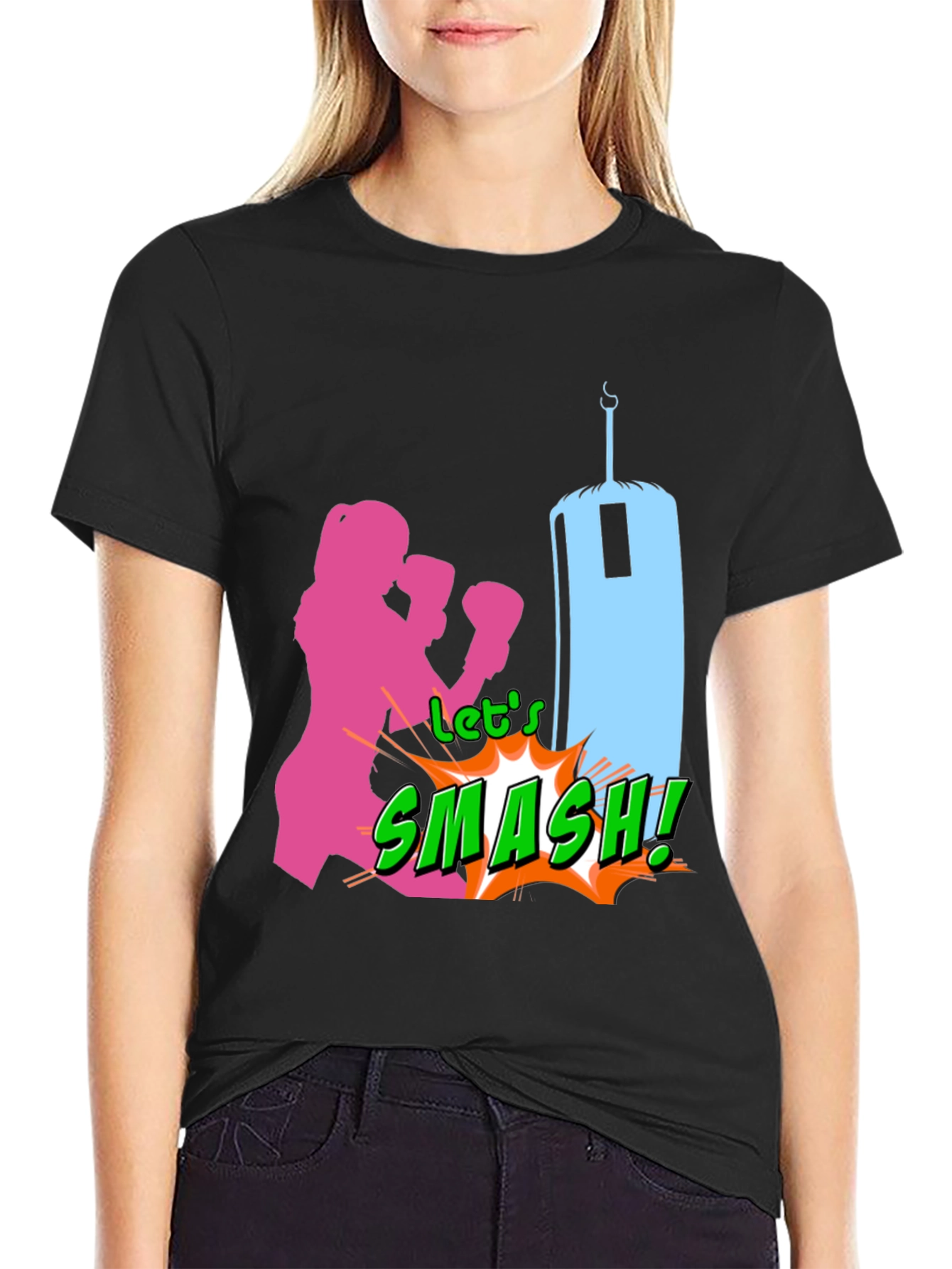 Smash Graphic T-Shirt Boxing Tee Fitness Apparel