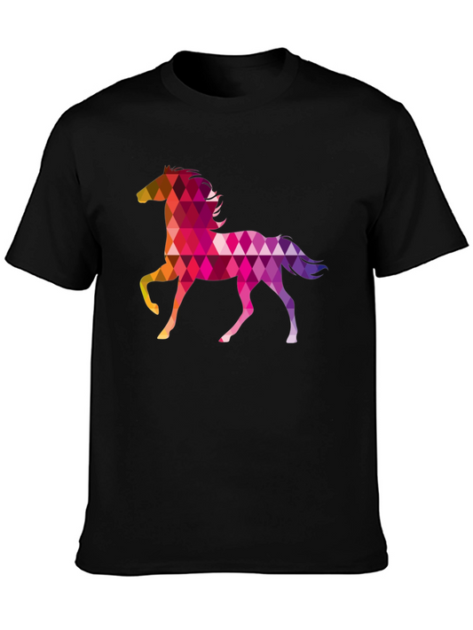 Geometric Horse T-Shirt