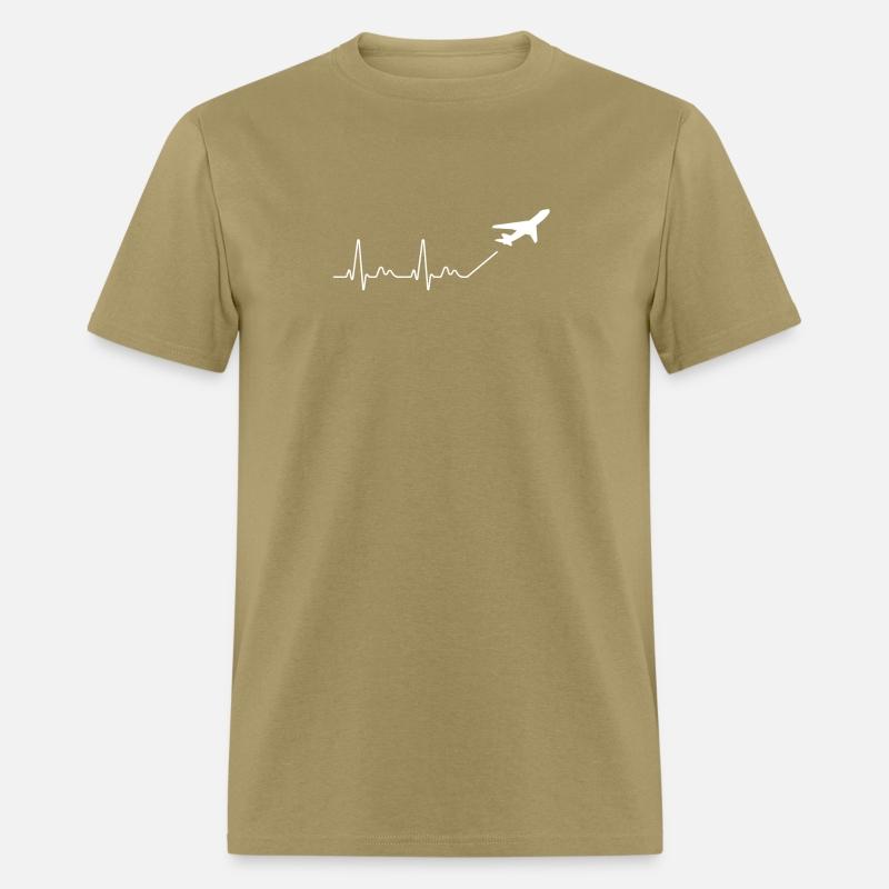 Airplane Heartbeat Travel Design Cool Gift Idea