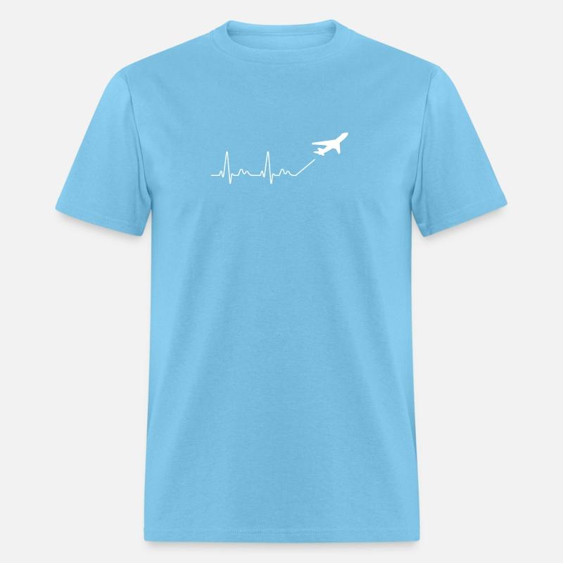 Airplane Heartbeat Travel Design Cool Gift Idea