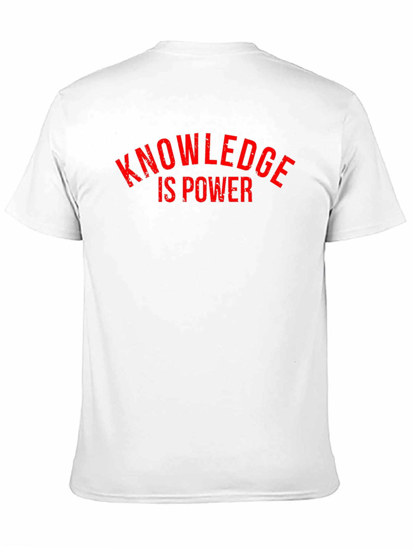 Knowledge Is Power Black Graphic T-Shirt