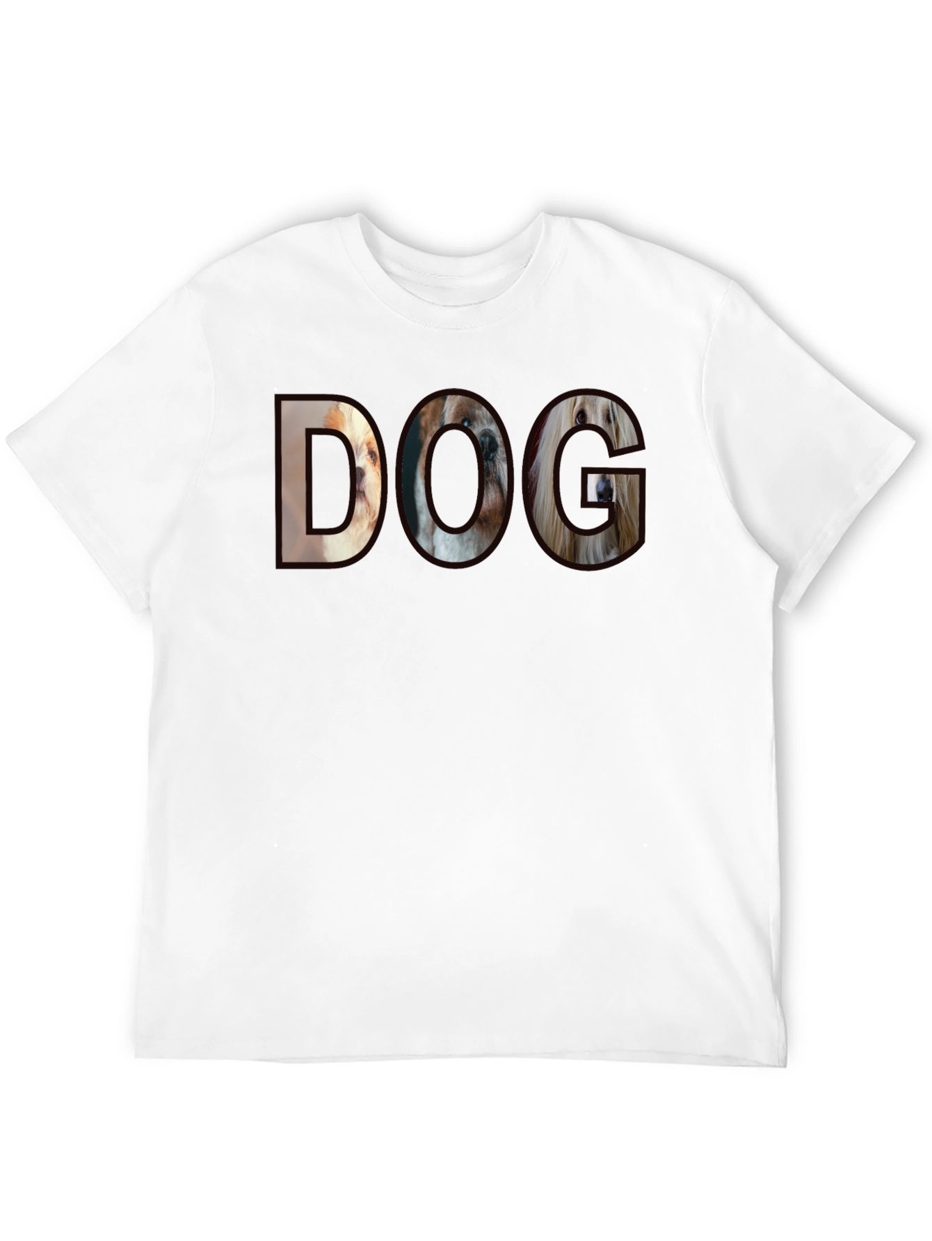 Dog Graphic Print T-Shirt - Pet Lover Tee