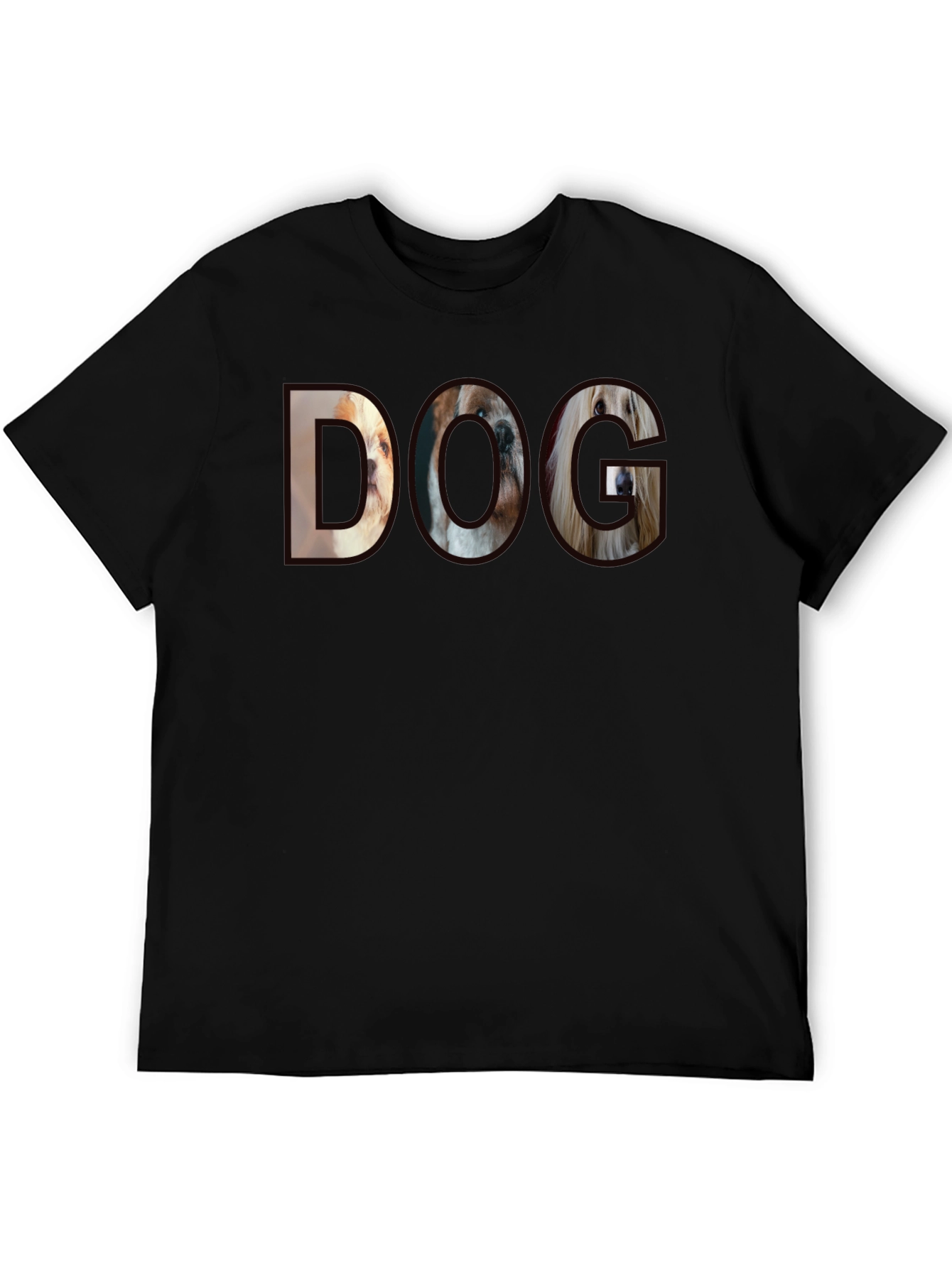 Dog Graphic Print T-Shirt - Pet Lover Tee