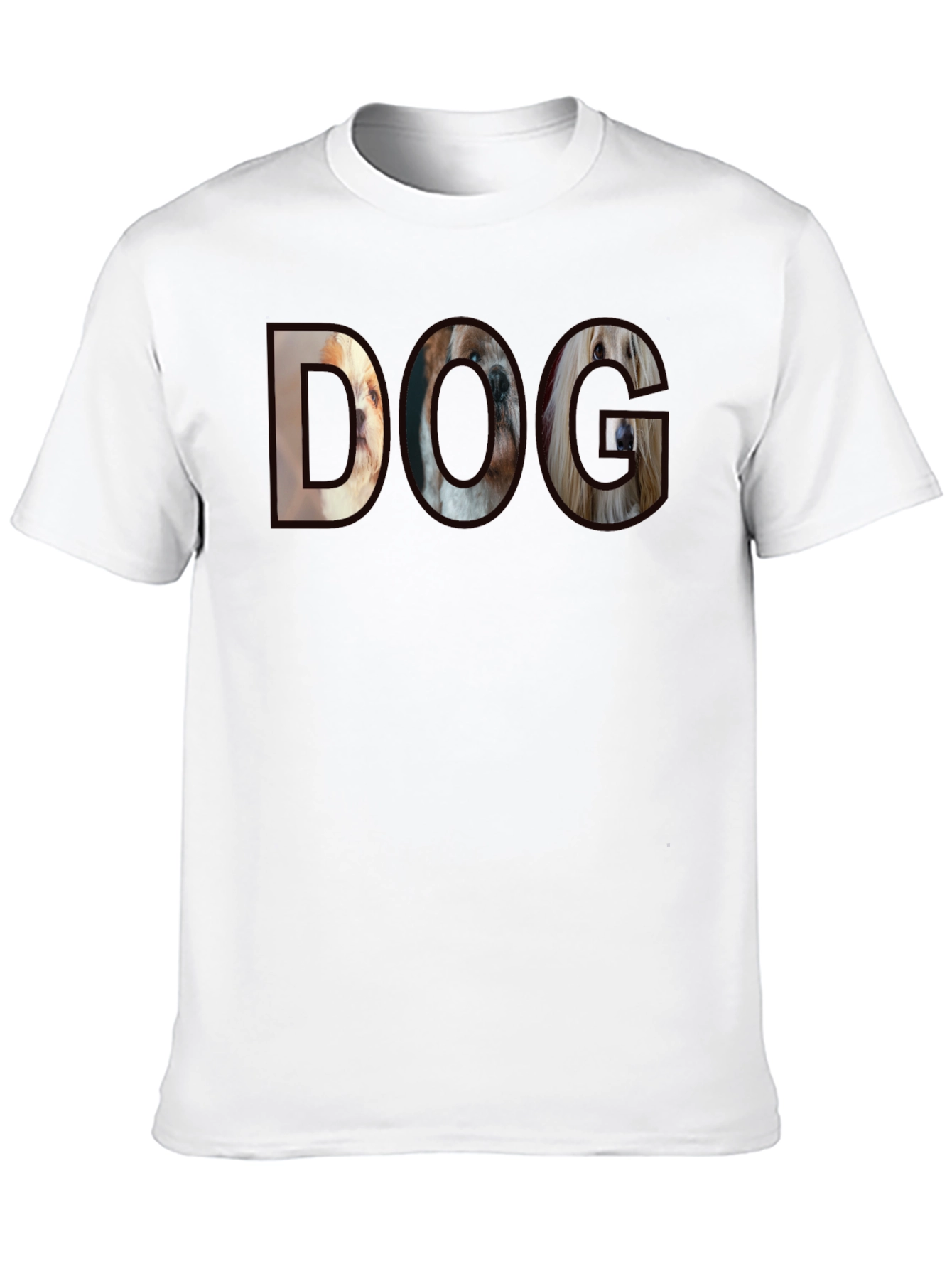 Dog Graphic Print T-Shirt - Pet Lover Tee
