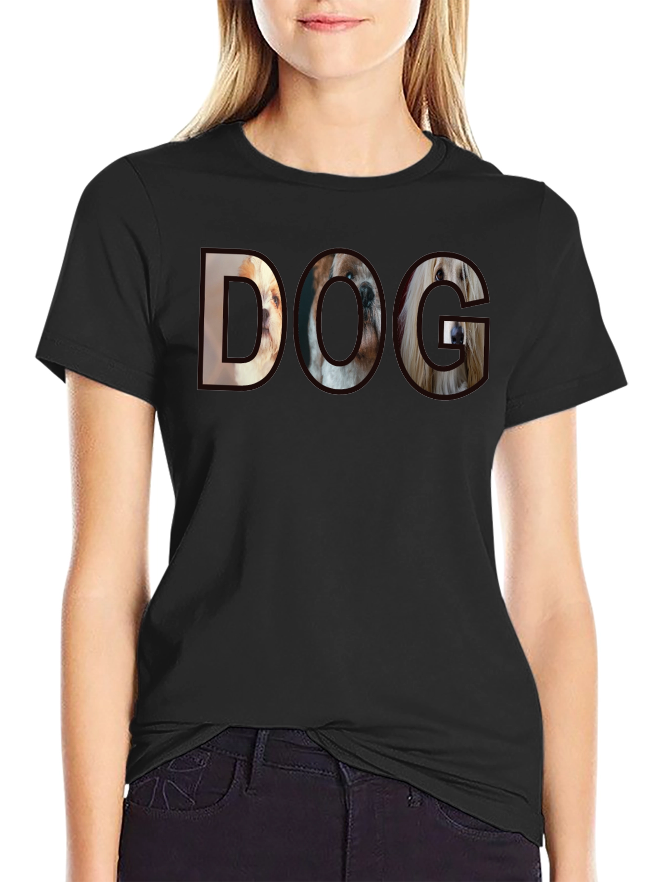 Dog Graphic Print T-Shirt - Pet Lover Tee