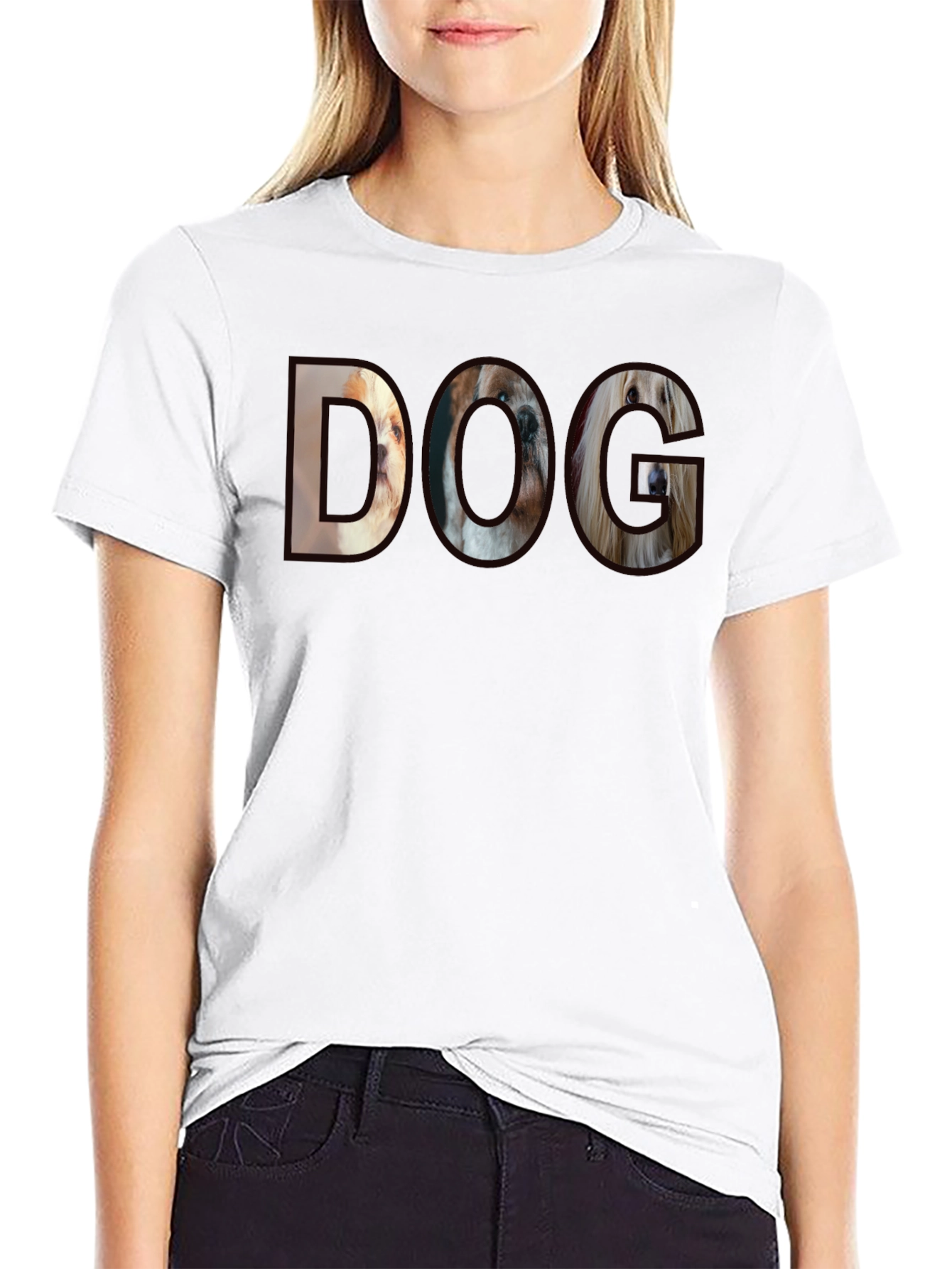 Dog Graphic Print T-Shirt - Pet Lover Tee