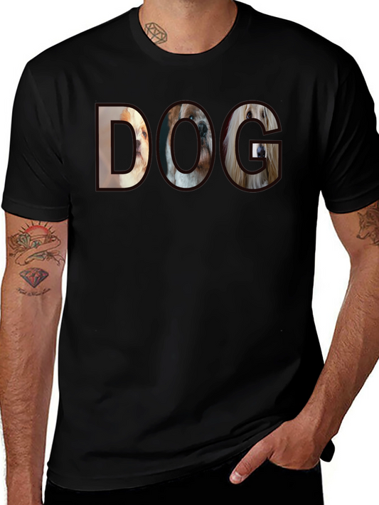 Dog Graphic Print T-Shirt - Pet Lover Tee