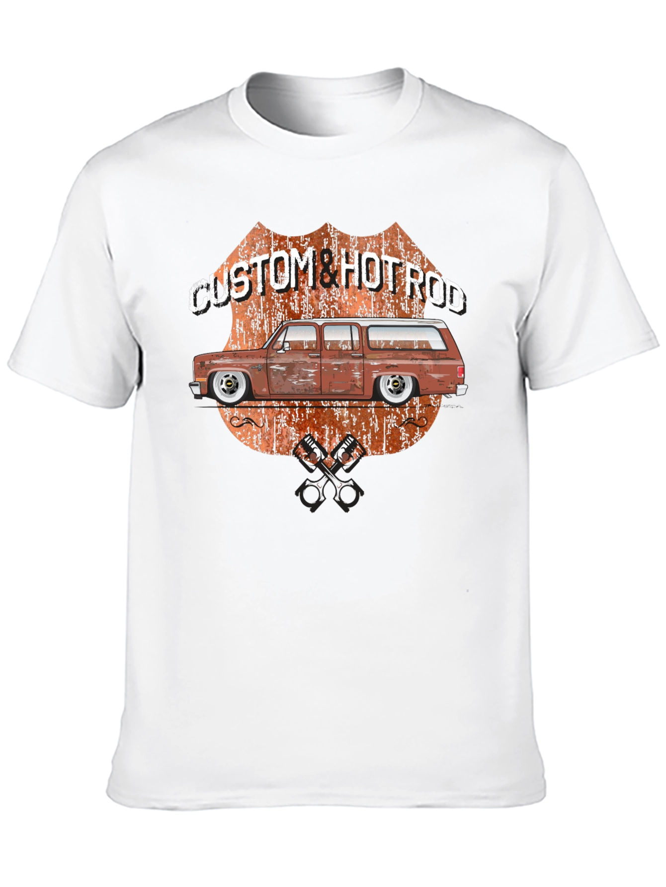 Custom & Hotrod Black Graphic T-Shirt