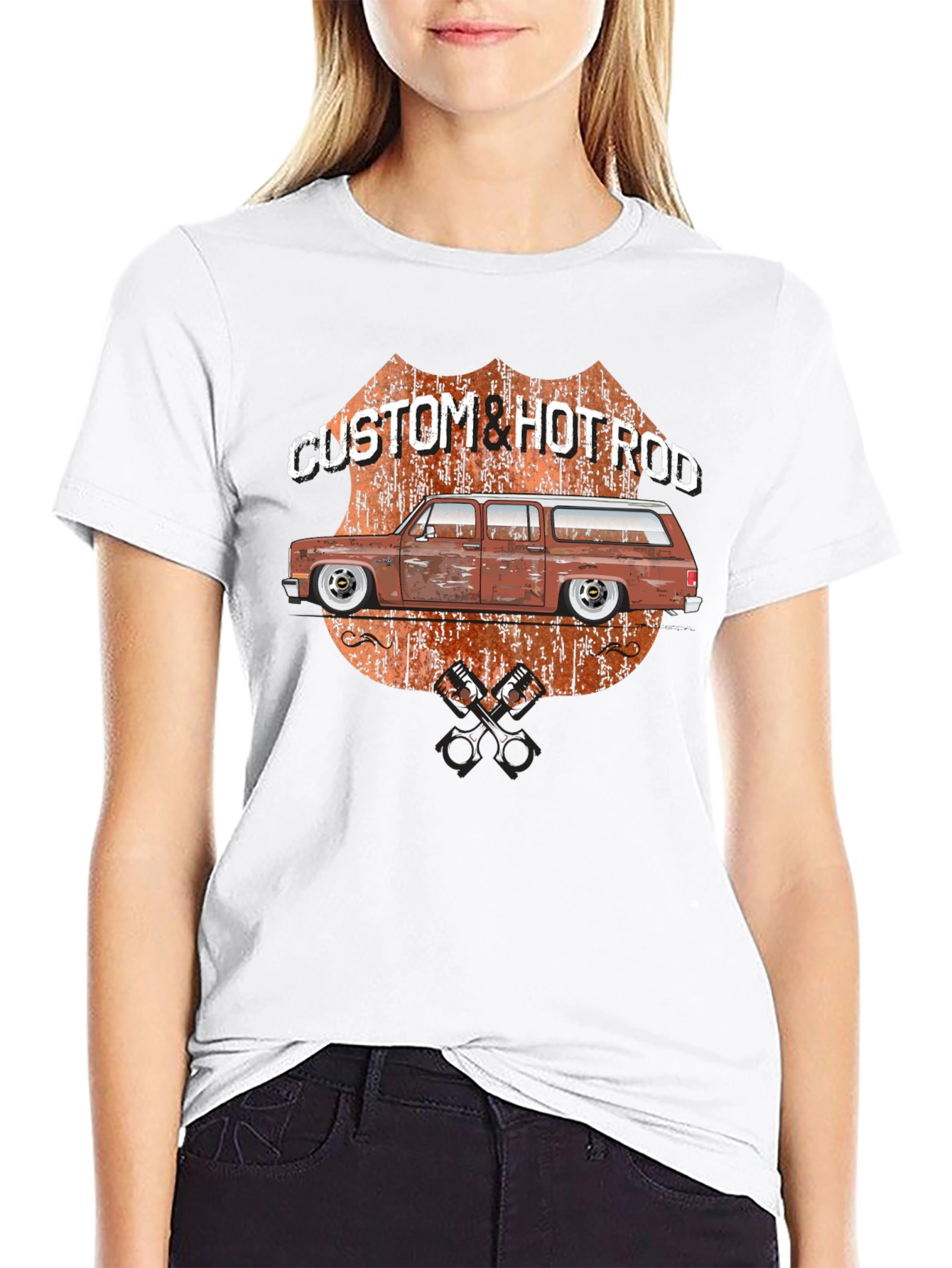 Custom & Hotrod Black Graphic T-Shirt