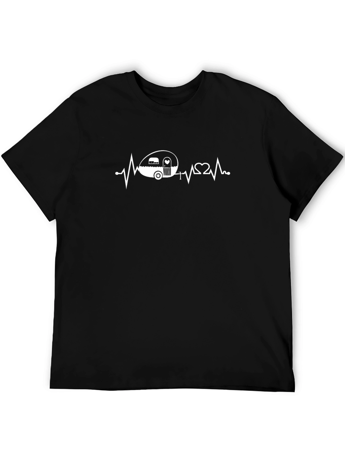 Camper Heartbeat T-Shirt - Camping Lover Tee