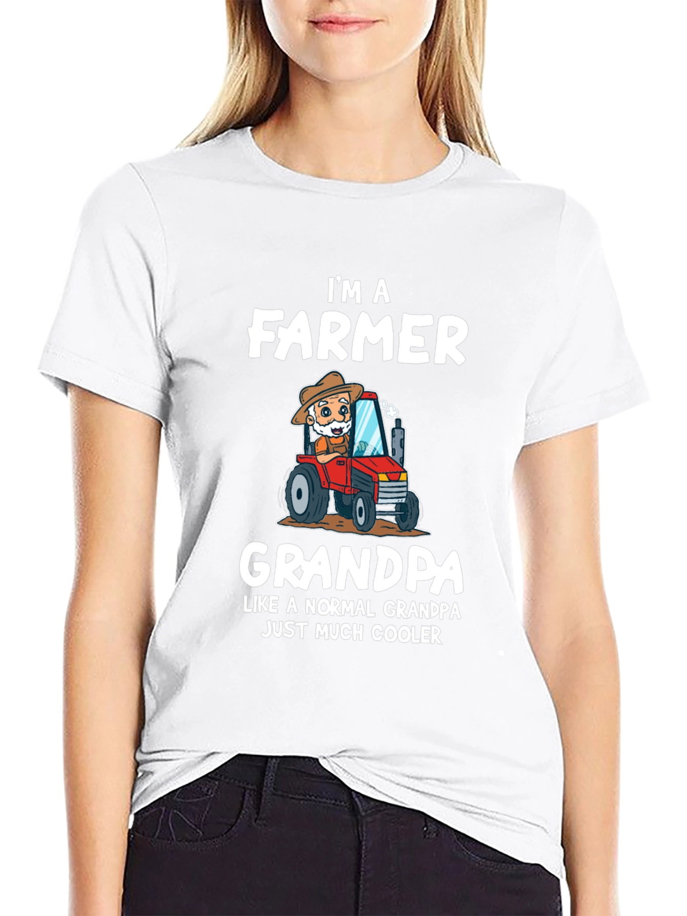 Farmer Grandpa T-Shirt - Much Cooler Than Normal!