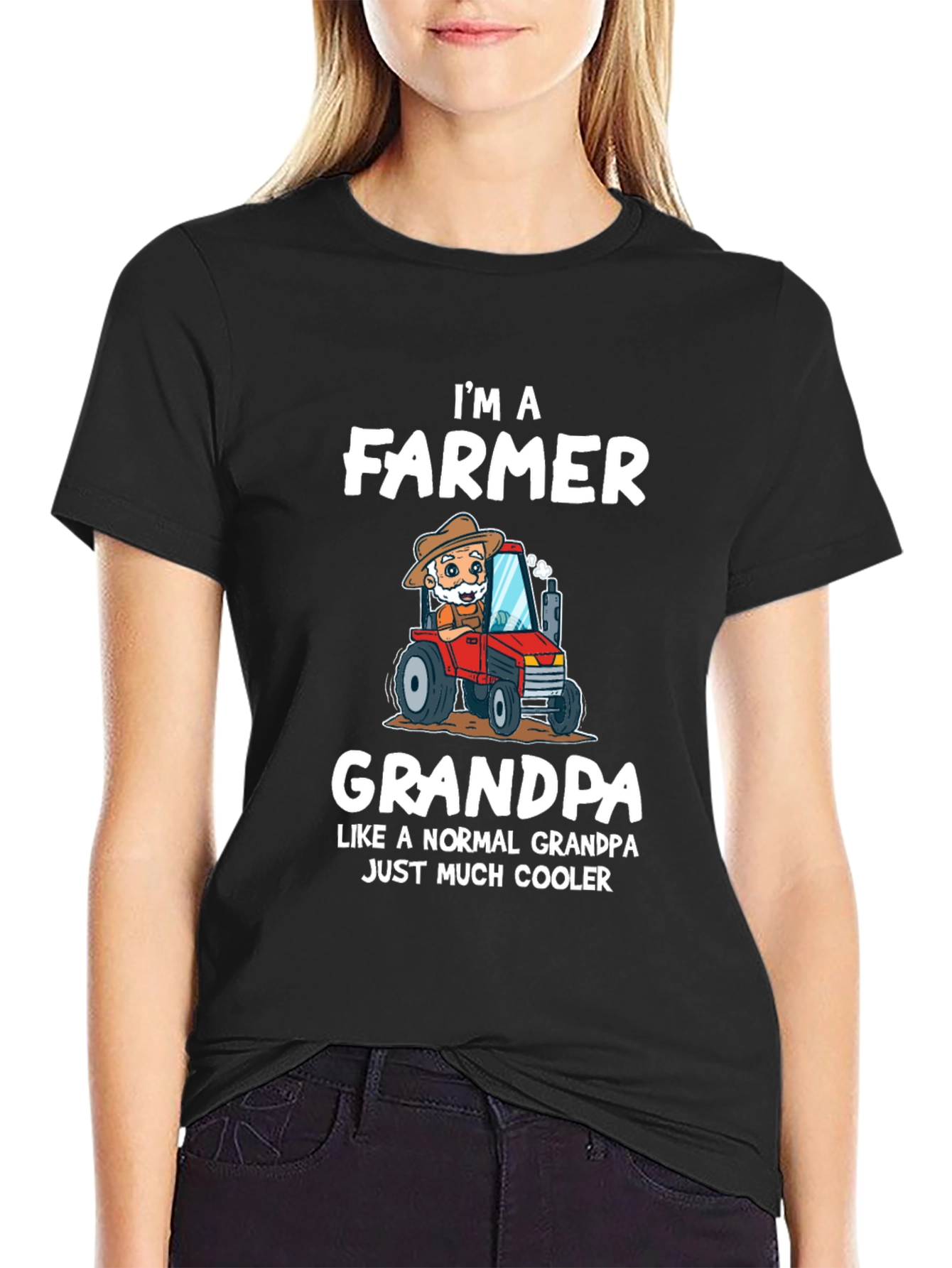 Farmer Grandpa T-Shirt - Much Cooler Than Normal!