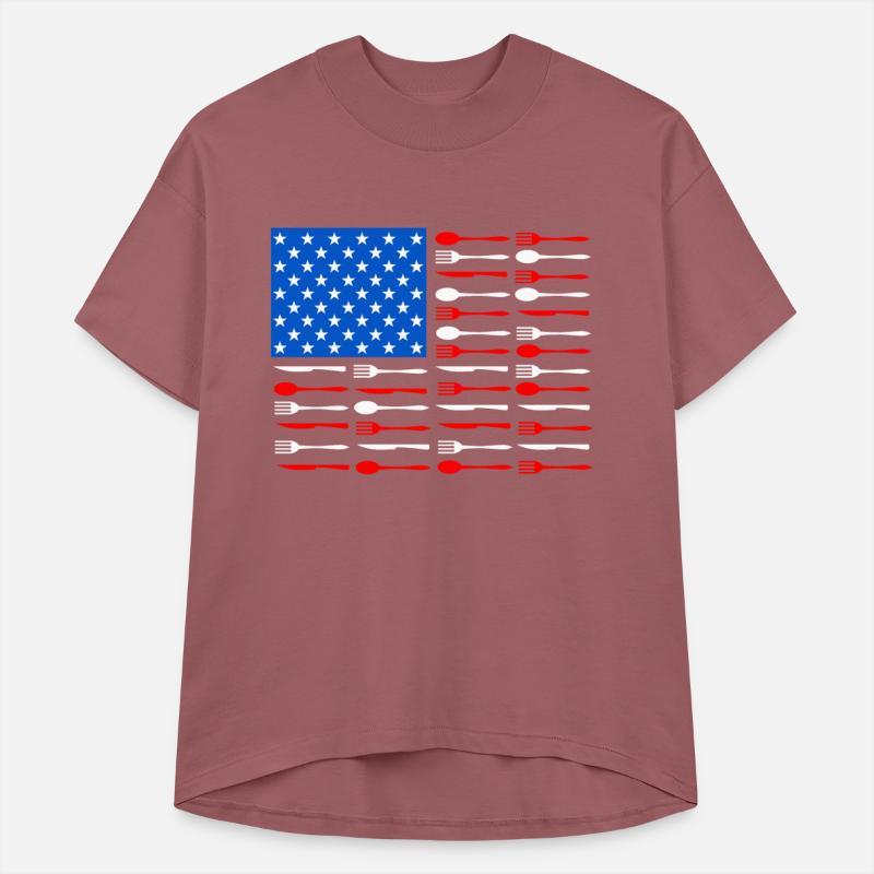 AMERICAN FLAG CUTLERY - SPOON, FORK, AND KNIFE