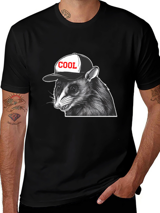 Cool Raccoon Graphic T-Shirt