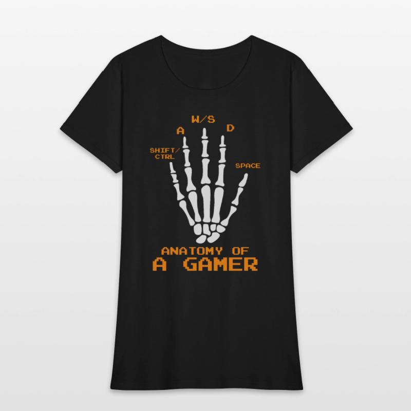 Anatomy of a Gamer Bone Hand Gambler Gamer