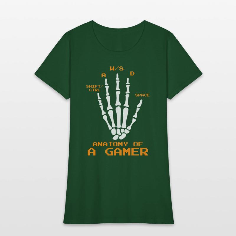 Anatomy of a Gamer Bone Hand Gambler Gamer