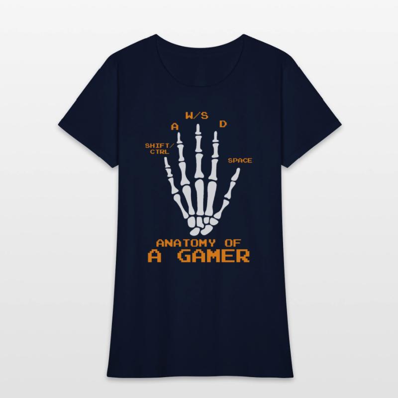 Anatomy of a Gamer Bone Hand Gambler Gamer