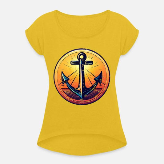 Anchor Sunset Red Colors