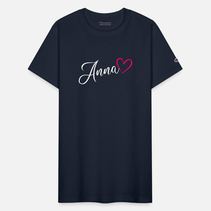 Anna Name Pink Heart
