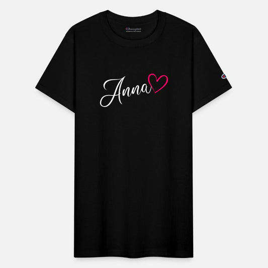 Anna Name Pink Heart