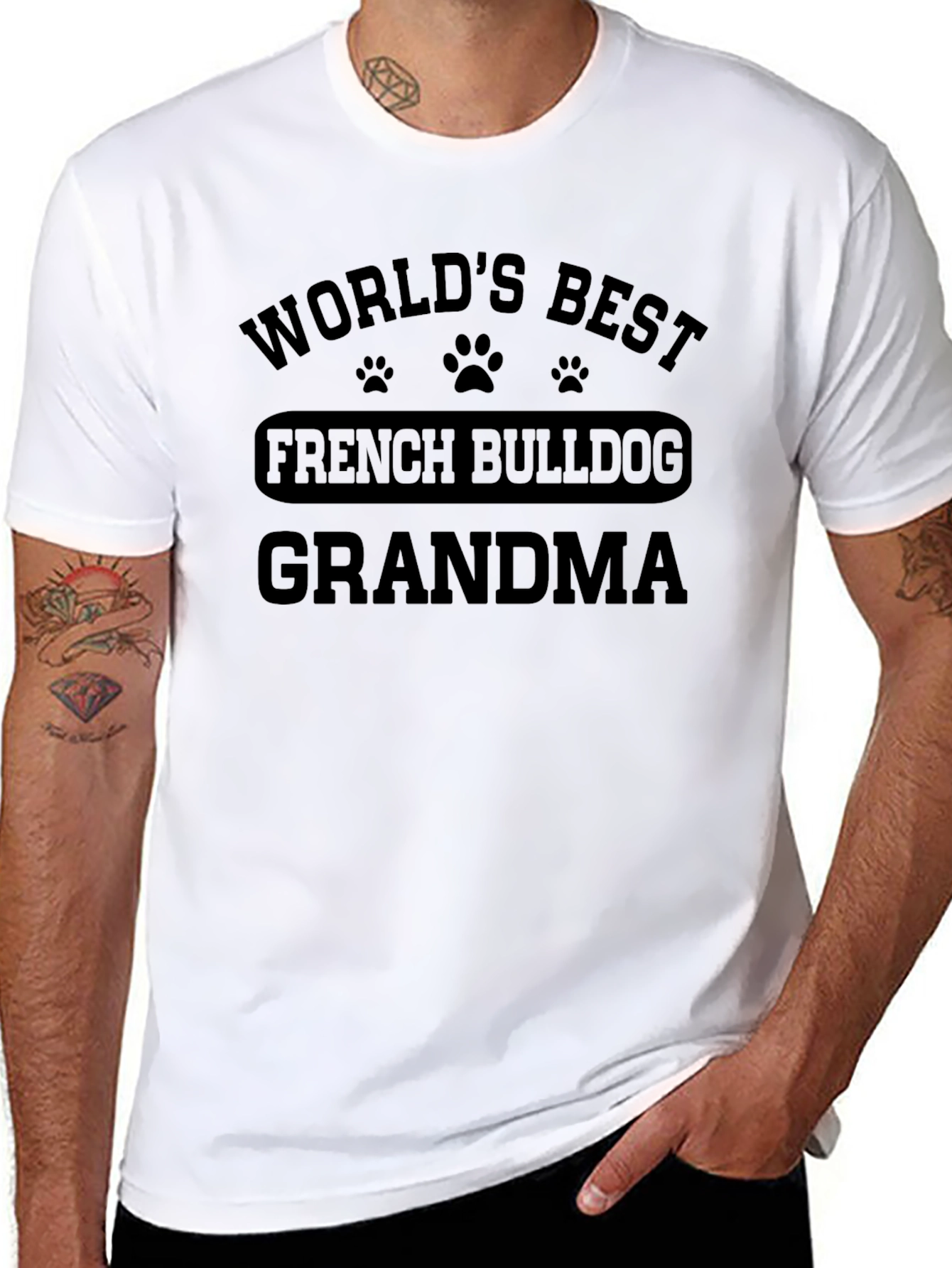 Worlds Best French Bulldog Grandma T-Shirt